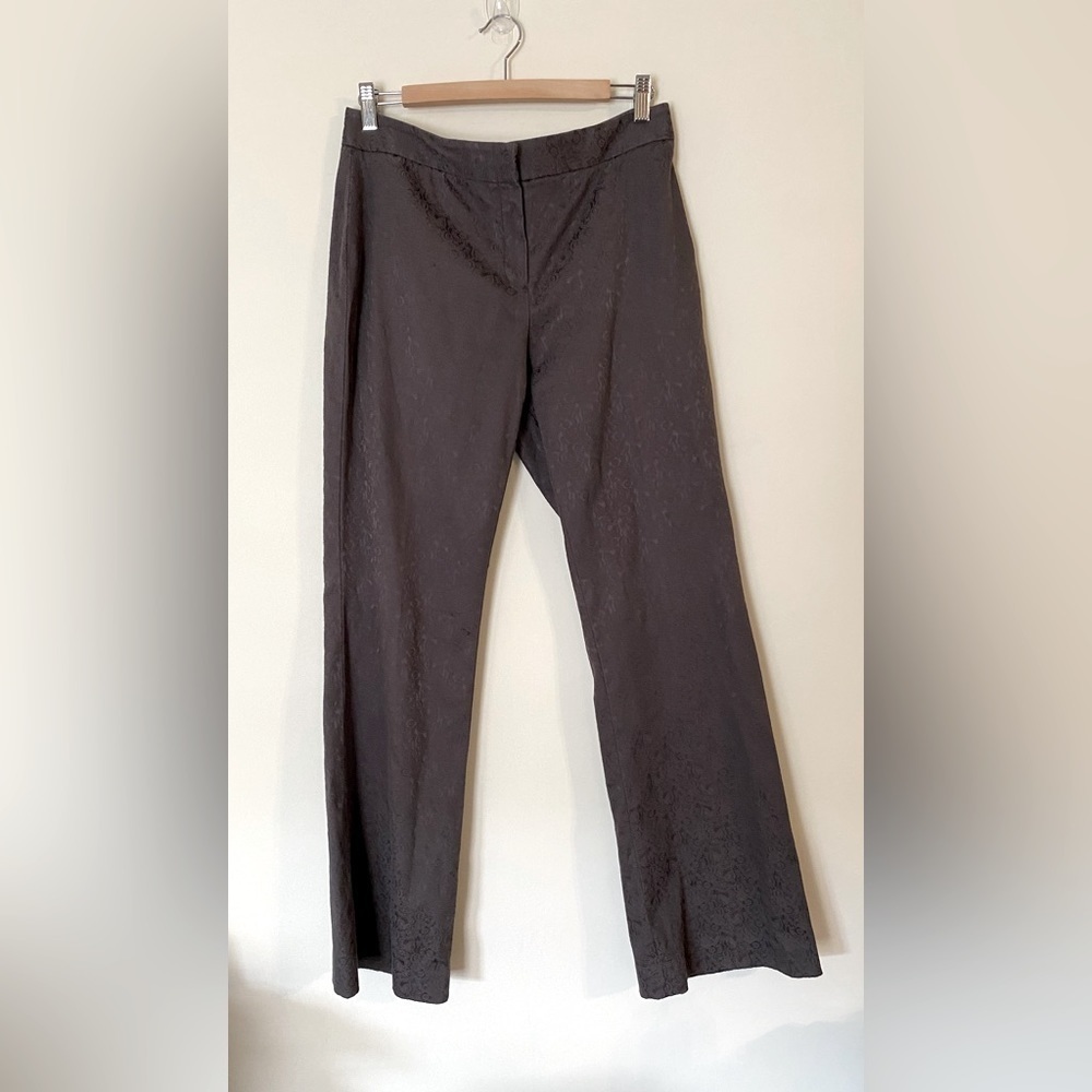 Brown Flare Leg Stretch Pants​​​​​​​